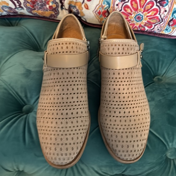 EUC Franco Sarto Rouge Booties color is called “cashmere”. - Picture 2 of 8